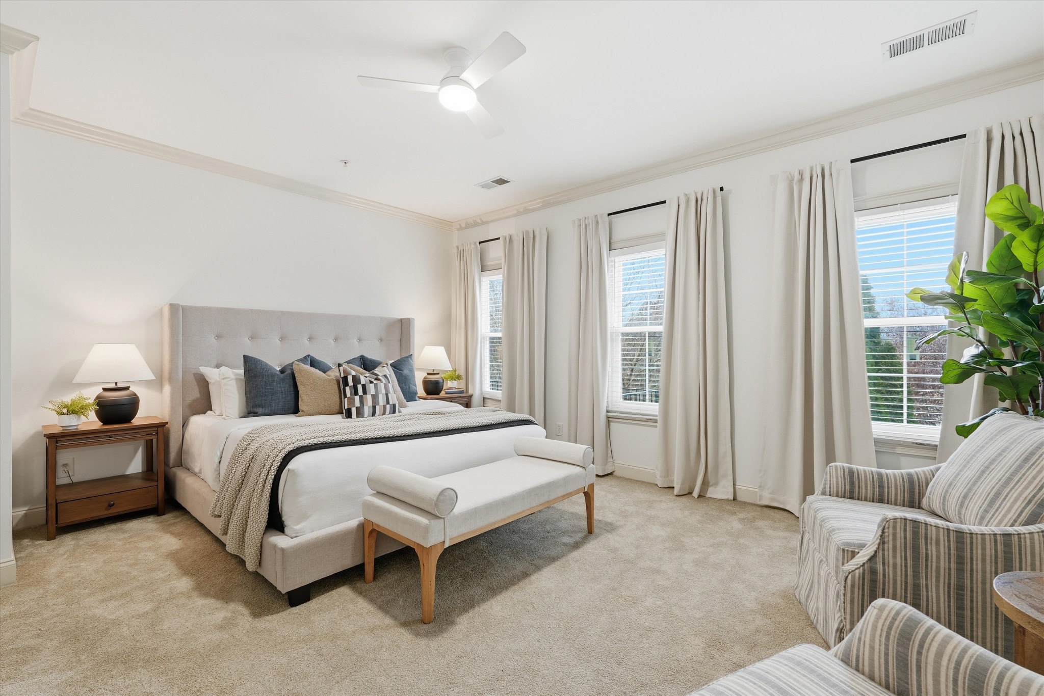 4213 Prestwick Place Spring Hill, TN 37174 - Photo 26 of 52 a spacious bedroom with a bed and a window