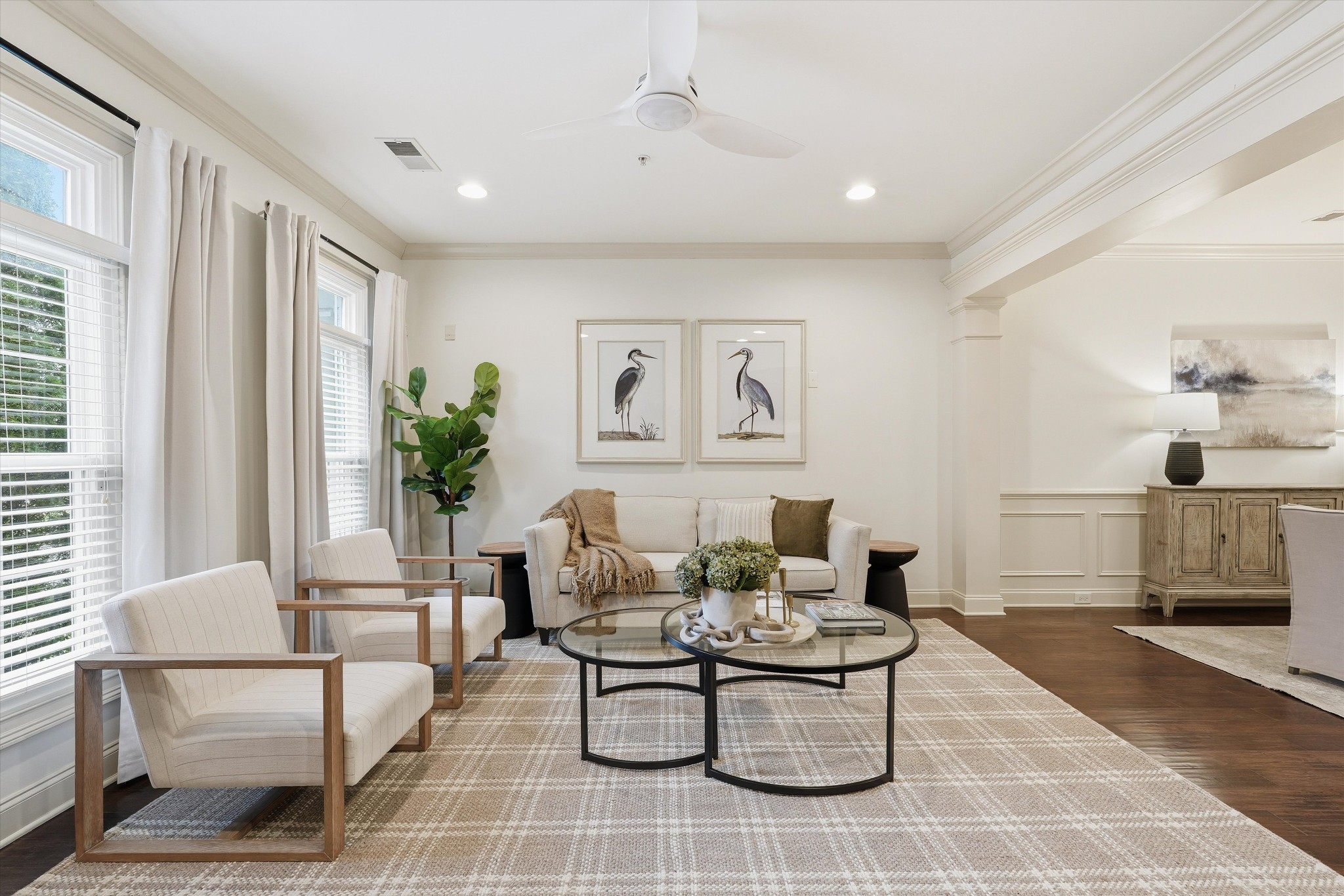 4213 Prestwick Place Spring Hill, TN 37174 - Photo 5 of 52 a living room with furniture and a fireplace