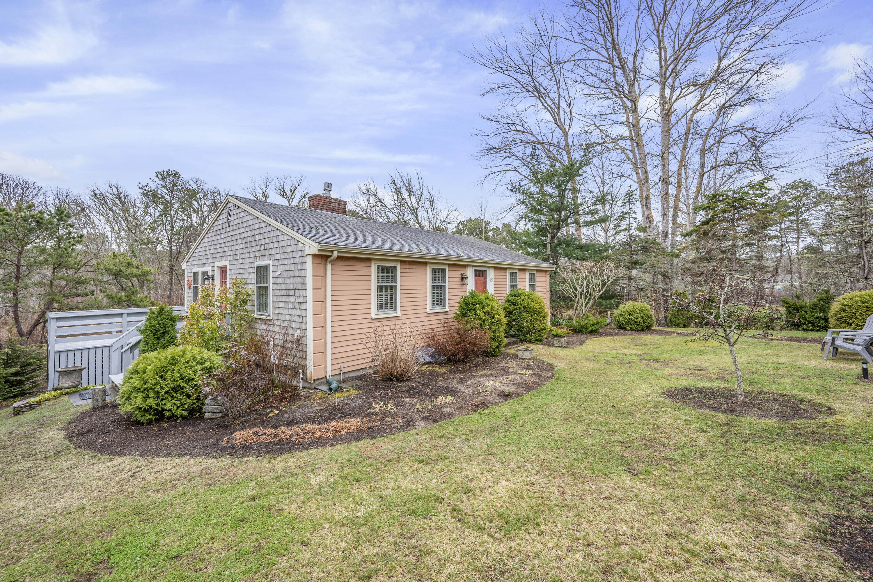 1157 Orleans-Harwich Road Harwich, MA 02645 - Photo 25 of 41 a view of a house with backyard and garden