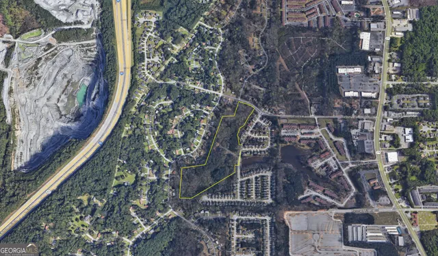 a bird view of a residential apartment building