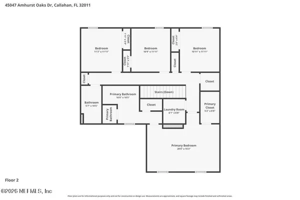 $385,000 | 45047 Amhurst Oaks Drive, Callahan, FL 32011
