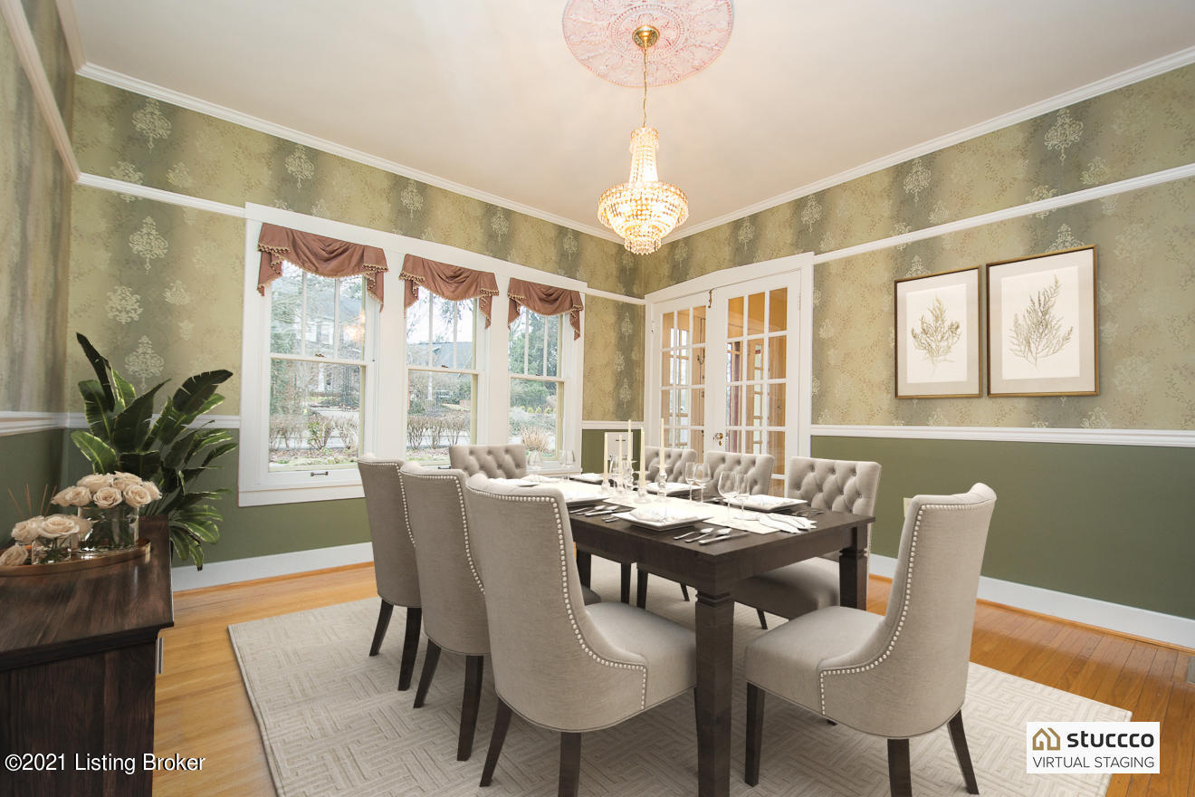 2135 Edgehill Road Louisville, KY 40205 - Photo 5 of 34 Digitally furnished view of dining room