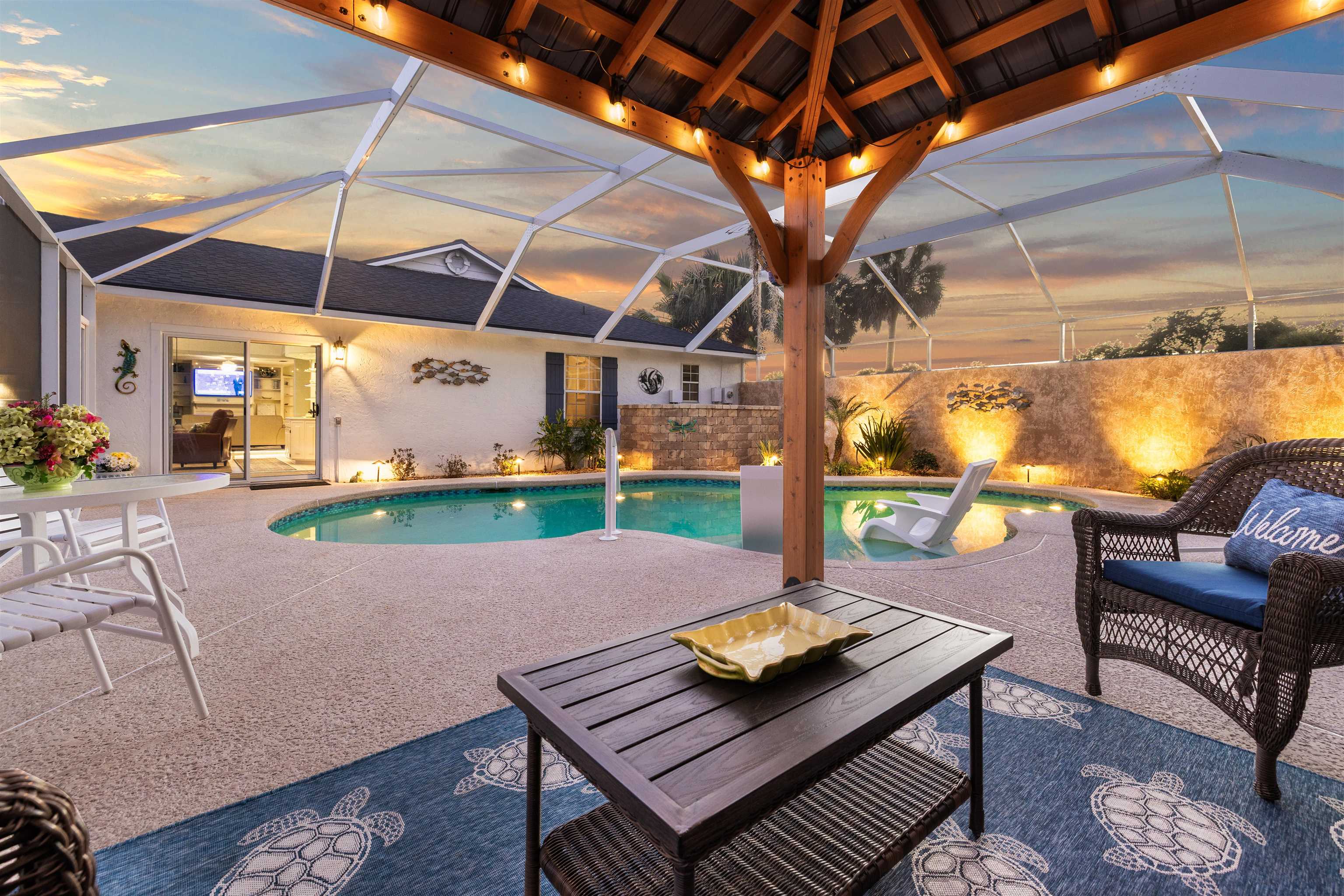 655 East Bianca Circle St. Augustine, FL 32086 - Photo 15 of 53 a view of an outdoor sitting area with furniture