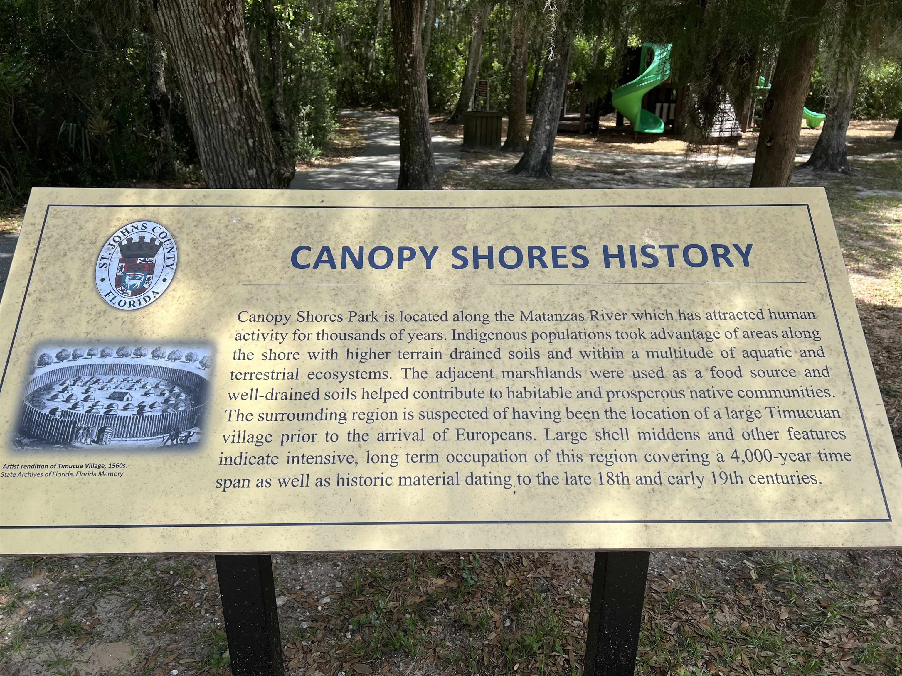 655 East Bianca Circle St. Augustine, FL 32086 - Photo 44 of 53 a view of a sign board