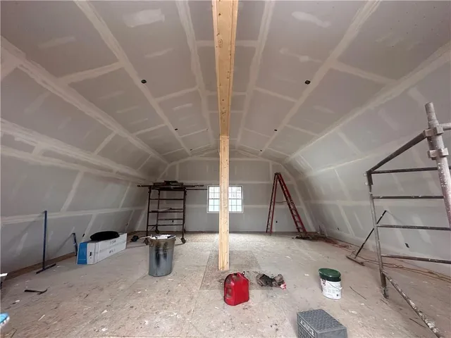 a room with storage and utility