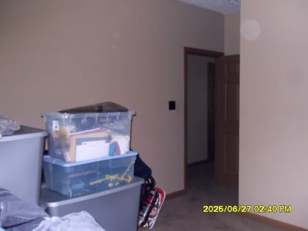 a room with storage and utility