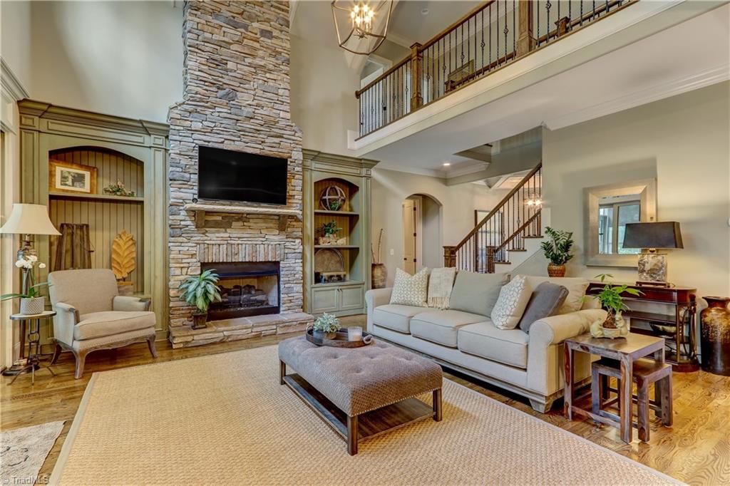6865 Matzinger Court Oak Ridge, NC 27310 - Photo 5 of 28 Another view of the Great Room looking back towards the entry hall.