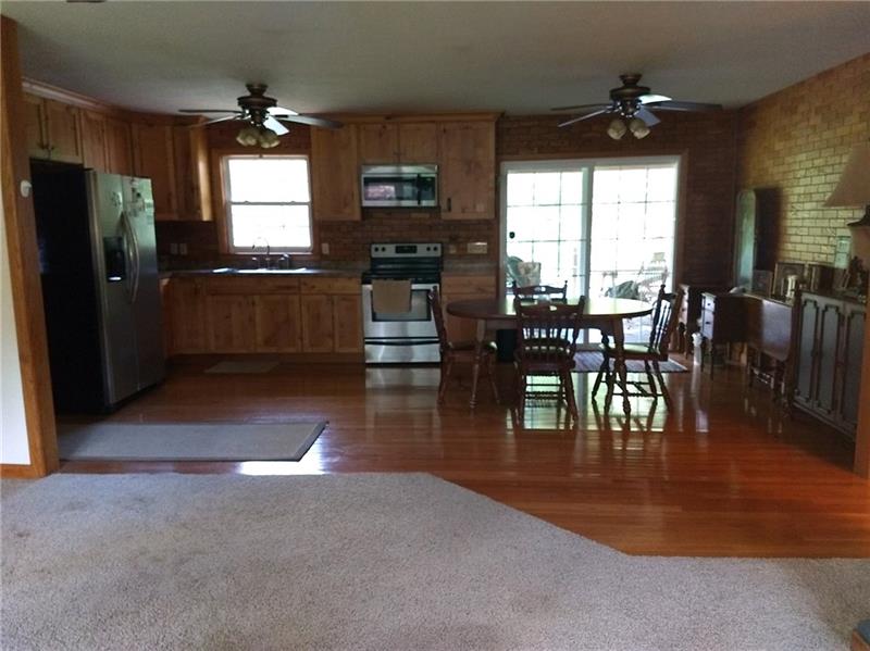 21 Gibson Road Greenville, PA 16125 - Photo 3 of 25 Beautiful Hickory Kitchen With Hardwood Flooring