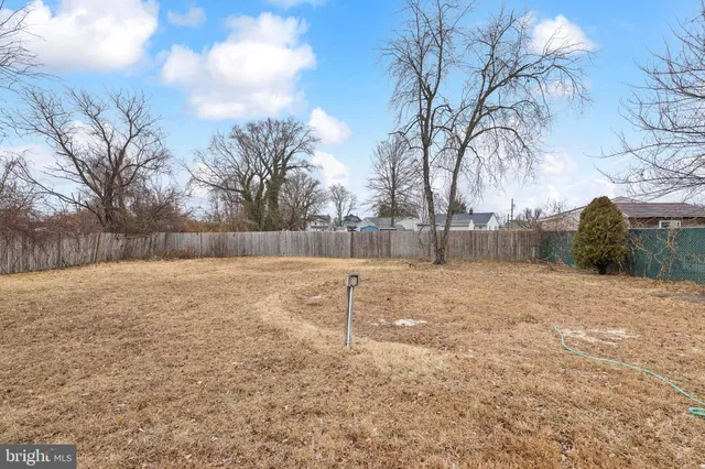 a backyard of a house