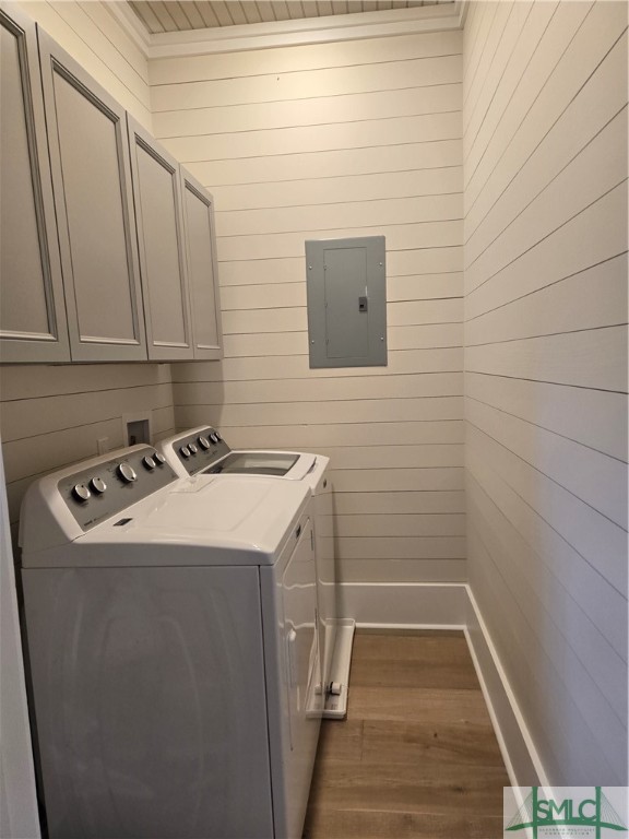 1318 Wilmington Island Road, Unit A Savannah, GA 31410 - Photo 17 of 22 laundry room with cabinets, washer/dryer