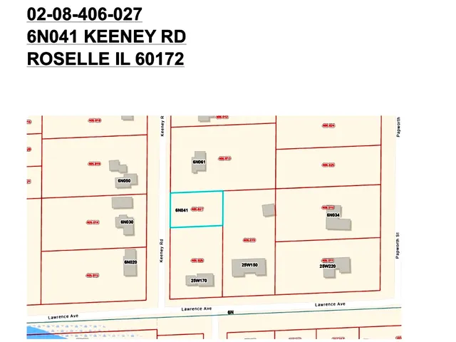 $100,000 | 6-n041 Keeney Road, Roselle, IL 60172