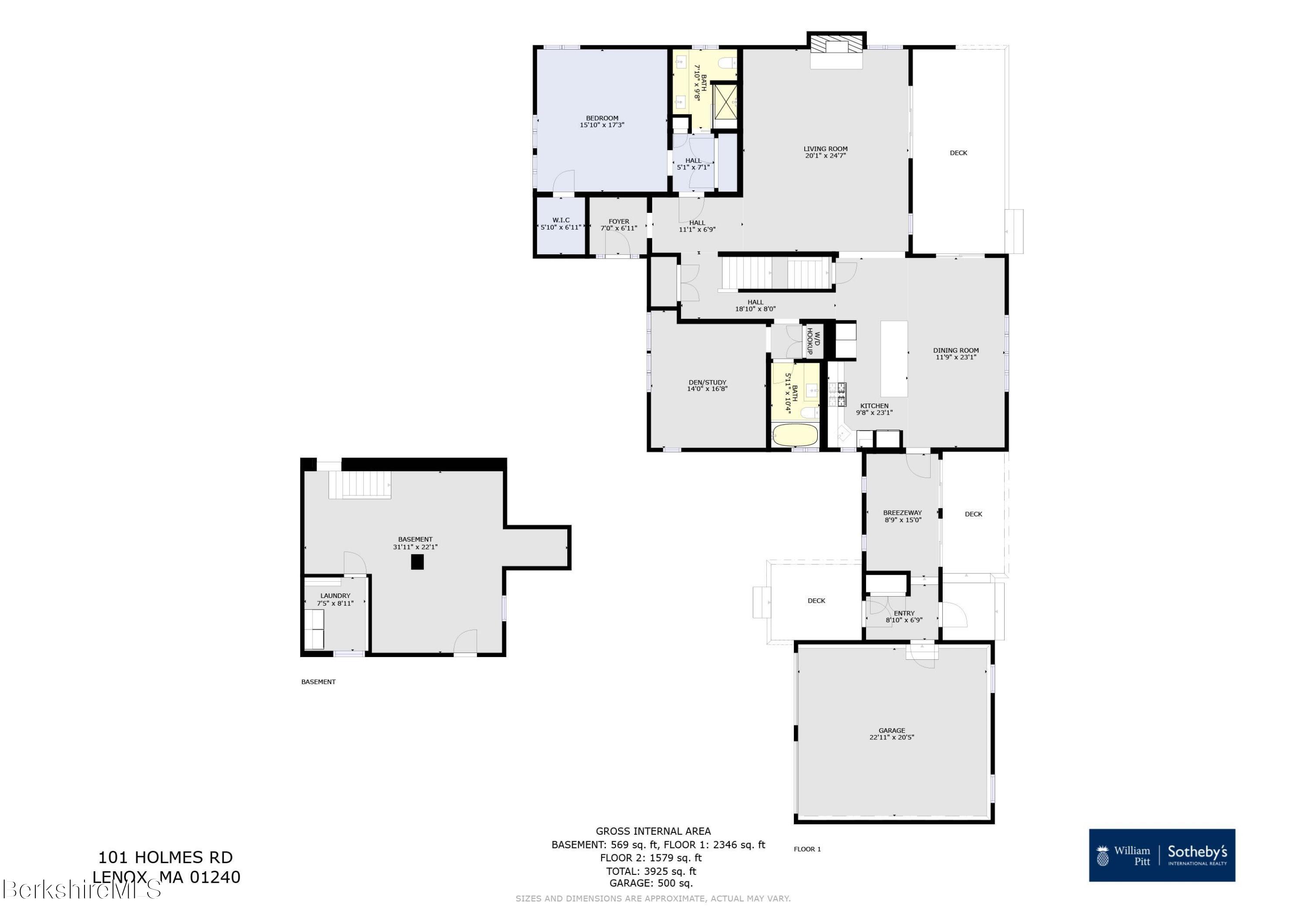 101 Holmes Road Lenox, MA 01240 - Photo 31 of 32 First floor/basement