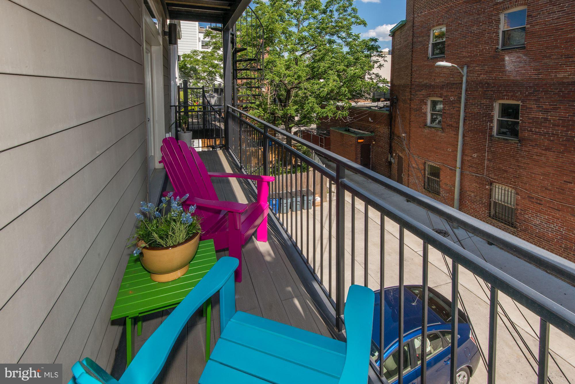 1478 Harvard Street Northwest, Unit 3 Washington, DC 20009 - Photo 22 of 26 Balcony from Master