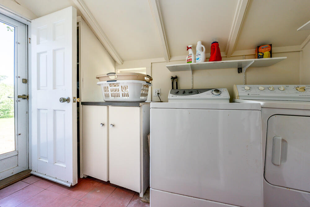46 South Pamet Road Truro, MA 02666 - Photo 30 of 68 a utility room with dryer and washer