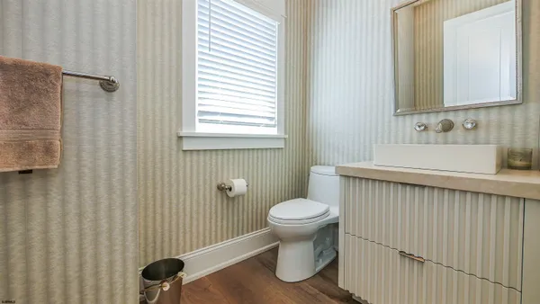 a bathroom with a sink and a toilet