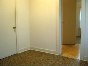 One of three bedrooms
