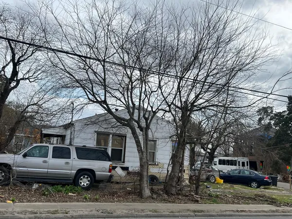 a car parked on the side of the road