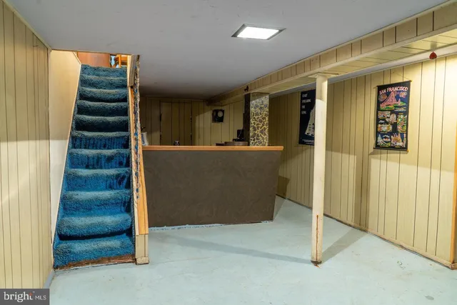 wooden floor and stairs