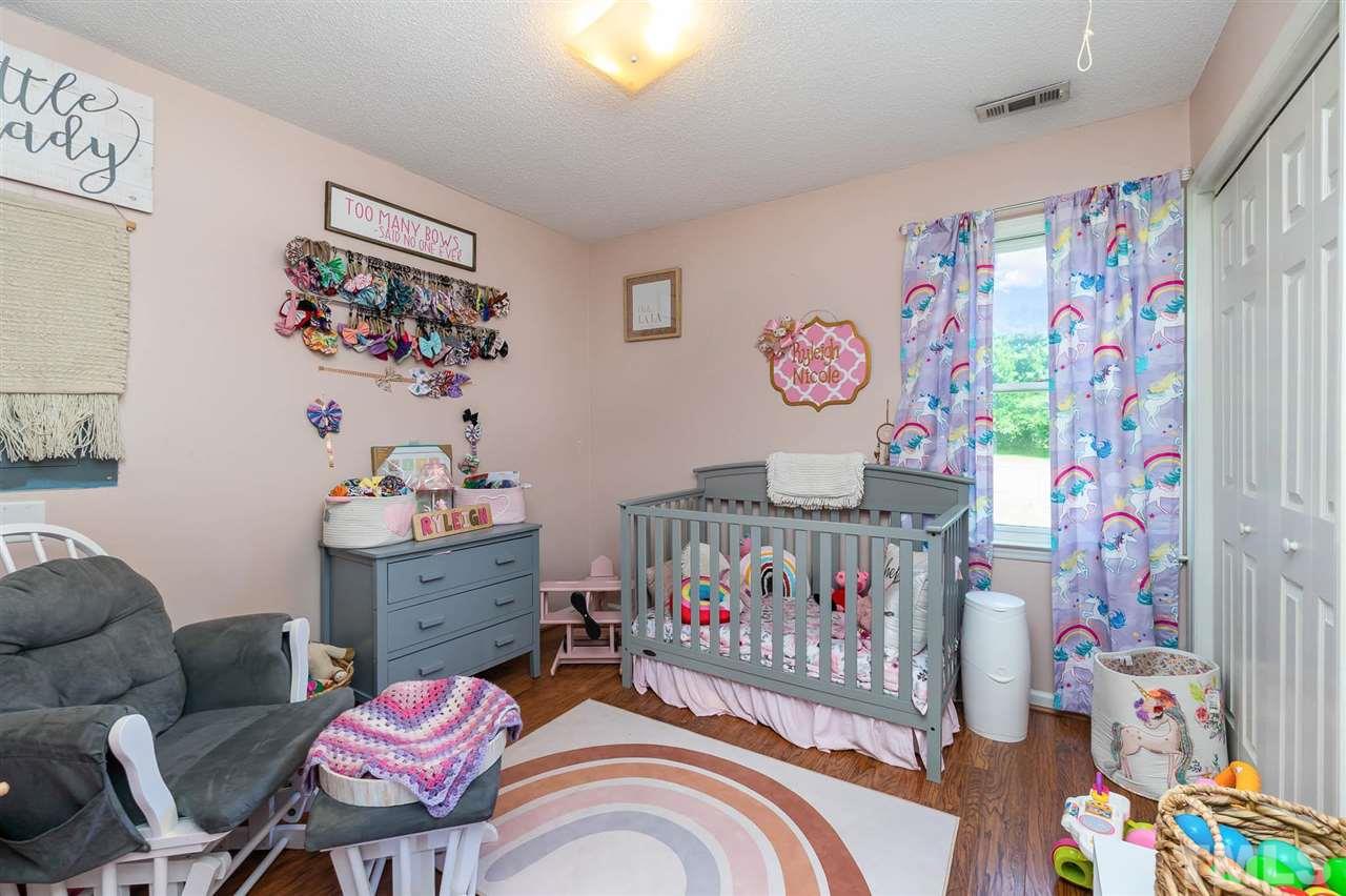 321 Jeribec Drive Willow Spring, NC 27592 - Photo 9 of 21 a bedroom with baby bed toys and paintings on the wall