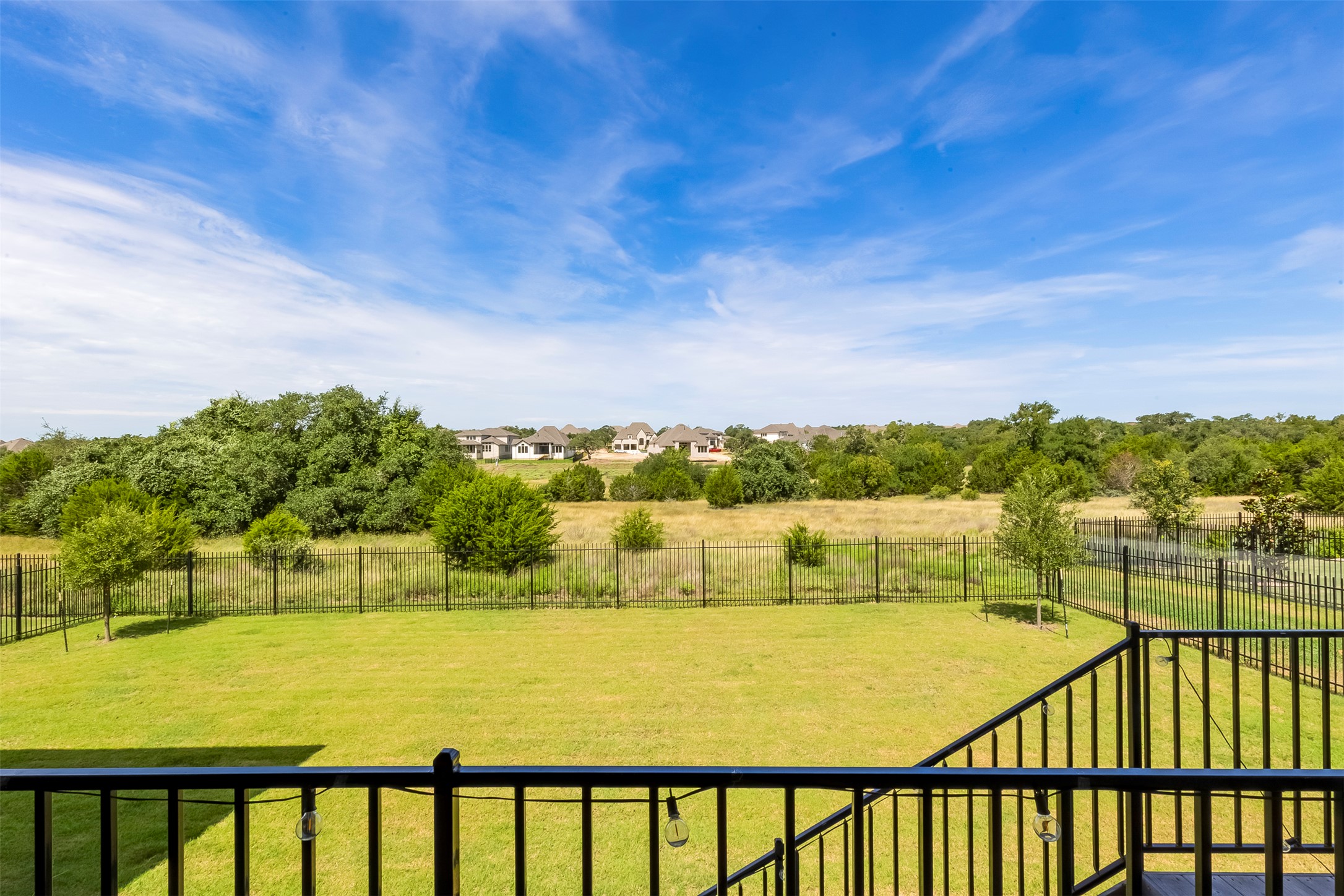 462 Old Stone Road Austin, TX 78737 - Photo 28 of 39 a view of ocean from a balcony