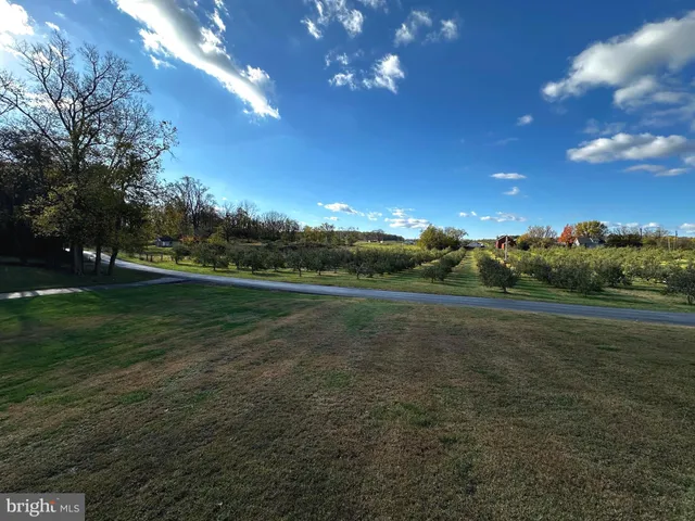a view of a golf course with a lake