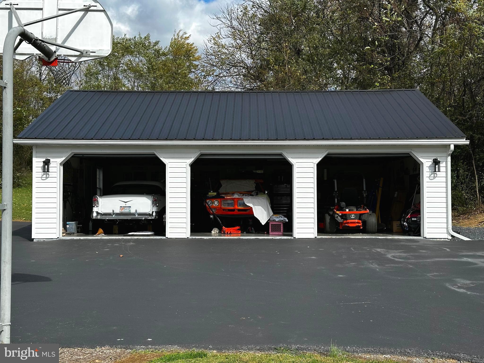 25 Mish Road Bunker Hill, WV 25413 - Photo 22 of 87 3 CAR DETACHED GARAGE WITH NEW METAL ROOF