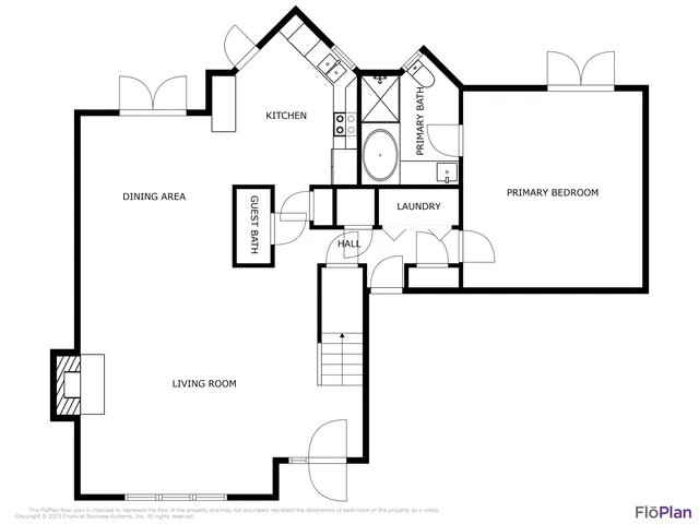 a front view of a house with a yard and potted plants