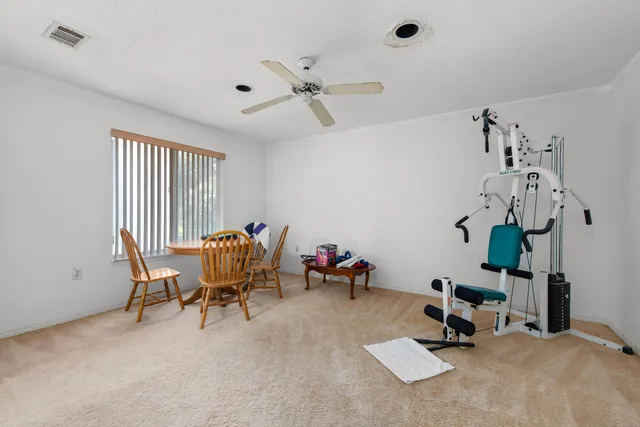 a view of a door of the house