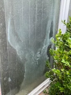 a view of a lake with a outdoor space