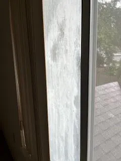 a view of a door of the house