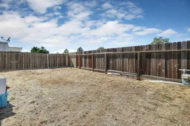a view of wooden fence
