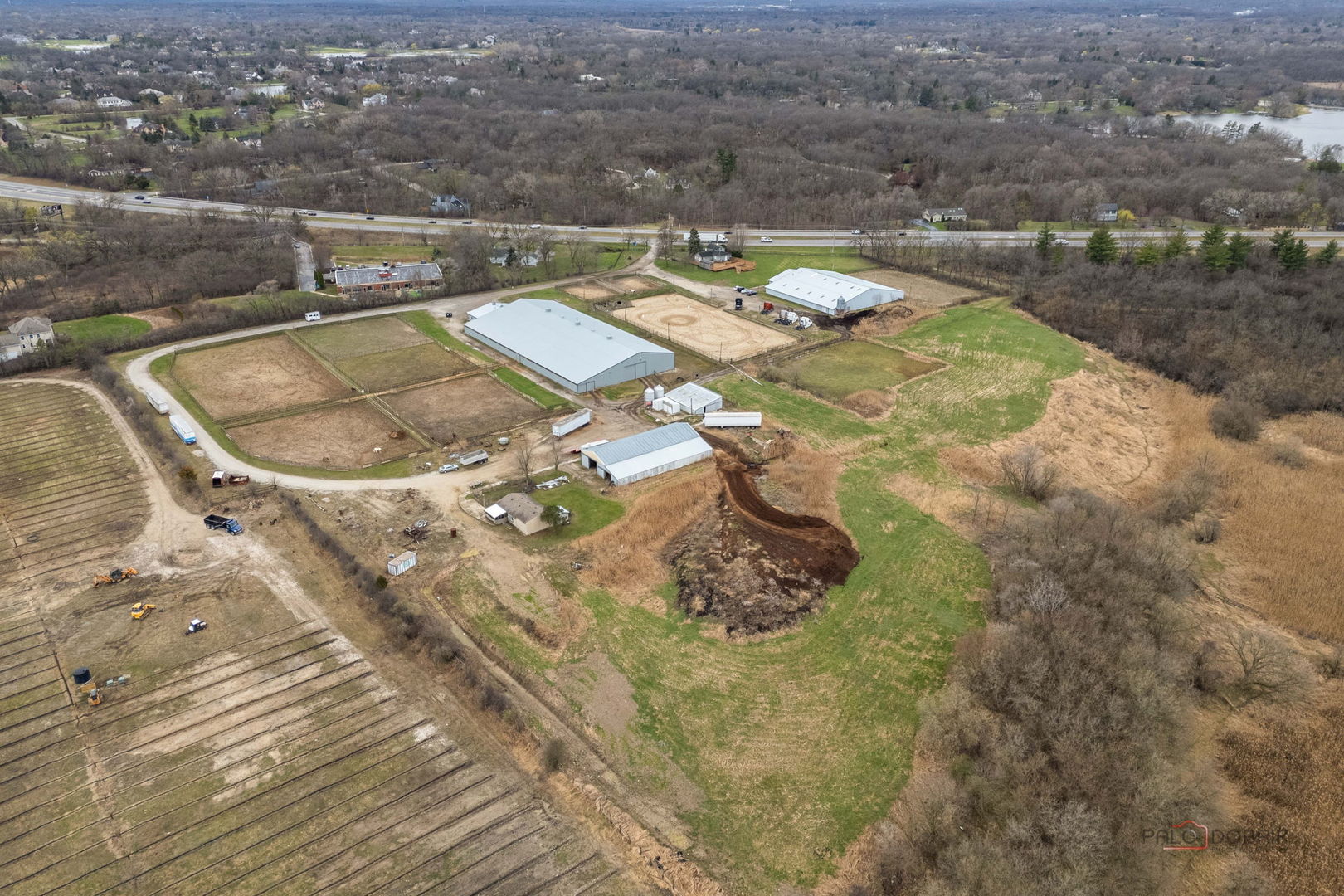 26011 North Rand Road Lake Zurich, IL 60047 - Photo 4 of 15 a view of a swimming pool with a yard