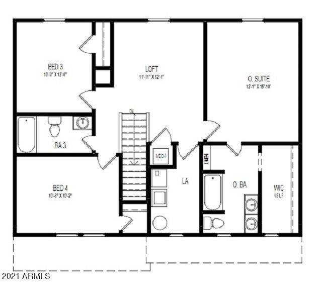 3670 East Koval Road Kingman, AZ 86409 - Photo 3 of 3 1802 2-Car - Floor Plan - BROCHURE - GRP