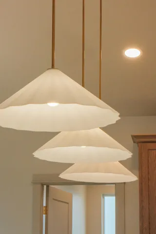 a close up of a shower