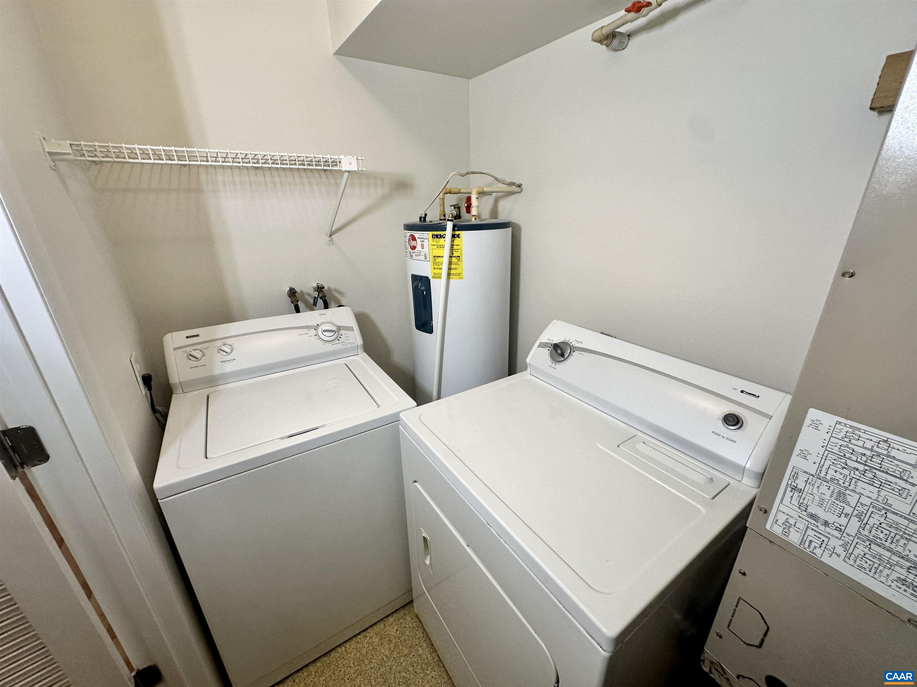 101 Turtle Creek Road, Unit 5 Charlottesville, VA 22901 - Photo 16 of 23 a utility room with dryer and washer
