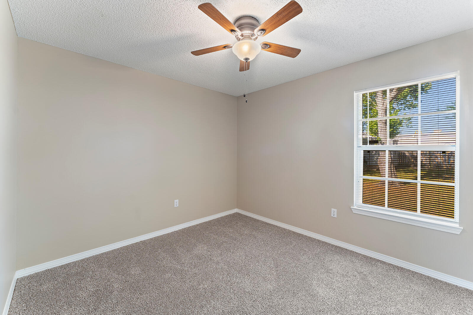 109 Nicole Lane Crestview, FL 32539 - Photo 11 of 60 an empty room with a window and a fan