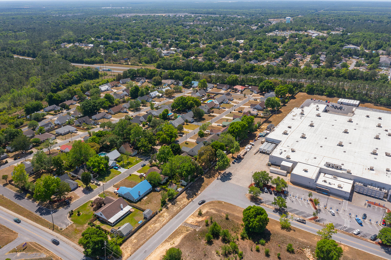 109 Nicole Lane Crestview, FL 32539 - Photo 54 of 60 an aerial view of residential houses with outdoor space