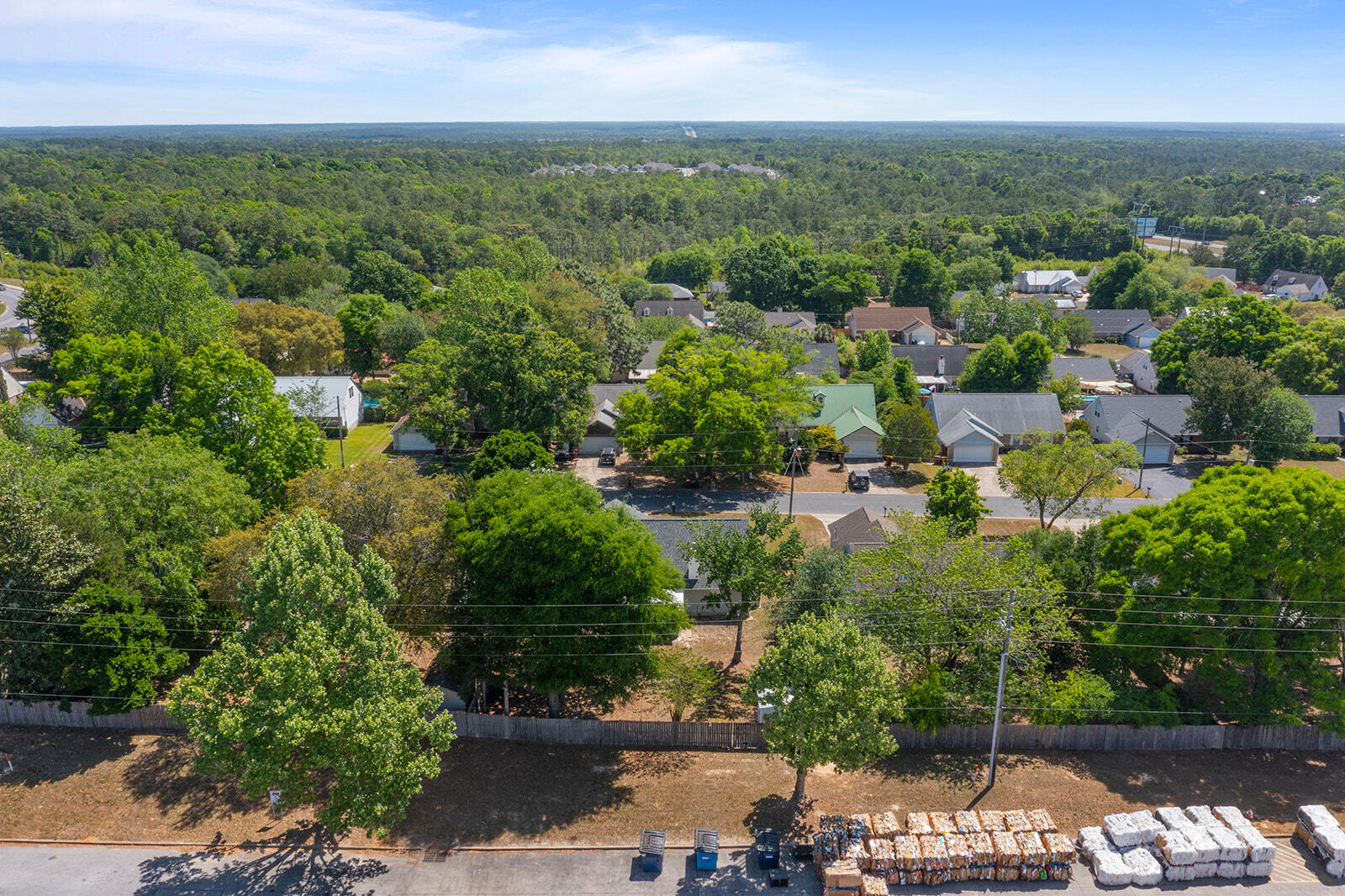 109 Nicole Lane Crestview, FL 32539 - Photo 56 of 60 an aerial view of a city with lots of residential buildings