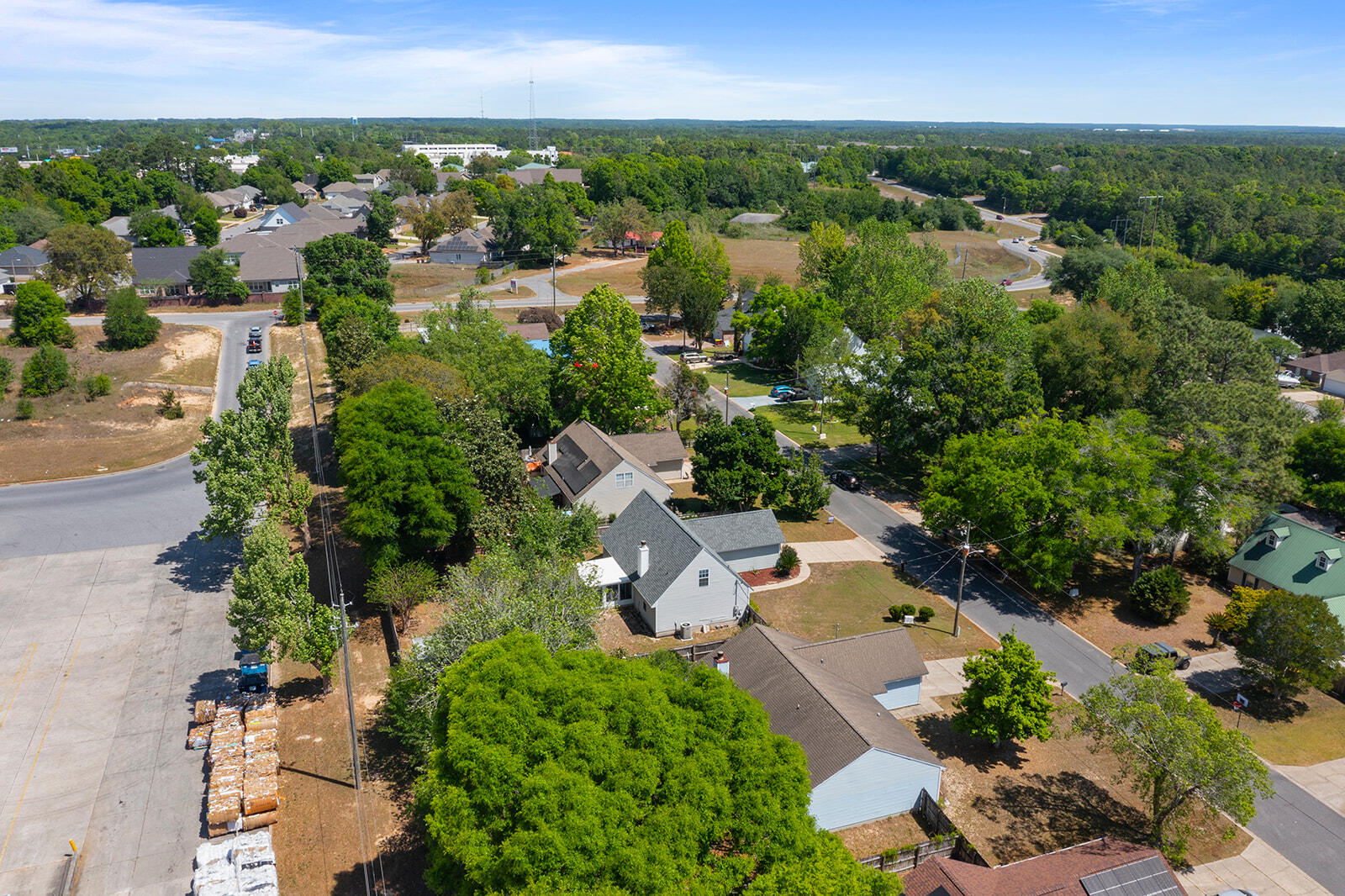 109 Nicole Lane Crestview, FL 32539 - Photo 57 of 60 an aerial view of a city with lots of residential buildings