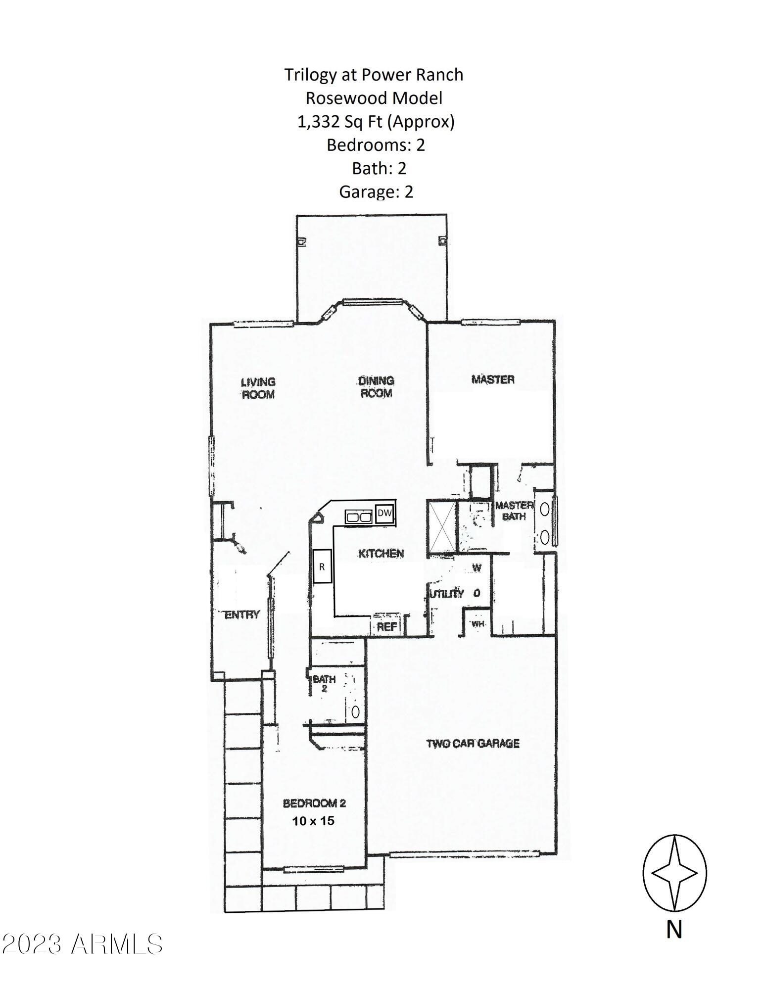 4637 East Walnut Road Gilbert, AZ 85298 - Photo 43 of 43 4637 Walnut Floor Plan