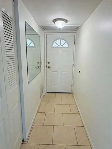 a view of an entryway door