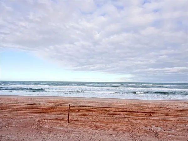 a view of beach and ocean