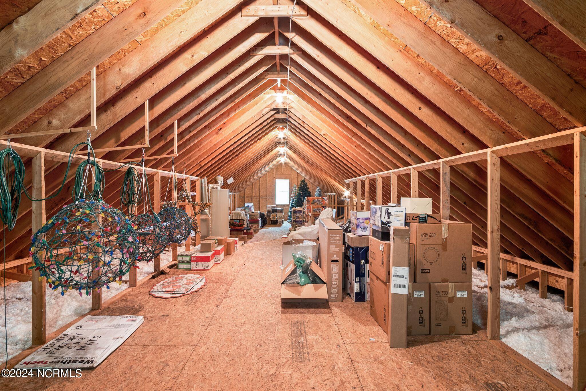 611 Loftin Farm Road Dover, NC 28526 - Photo 38 of 64 Attic Space