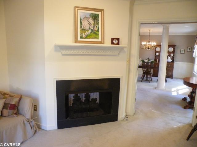 20141 Ivan Road Petersburg, VA 23803 - Photo 11 of 12 Other - Office/Study with French Door entry and fireplace