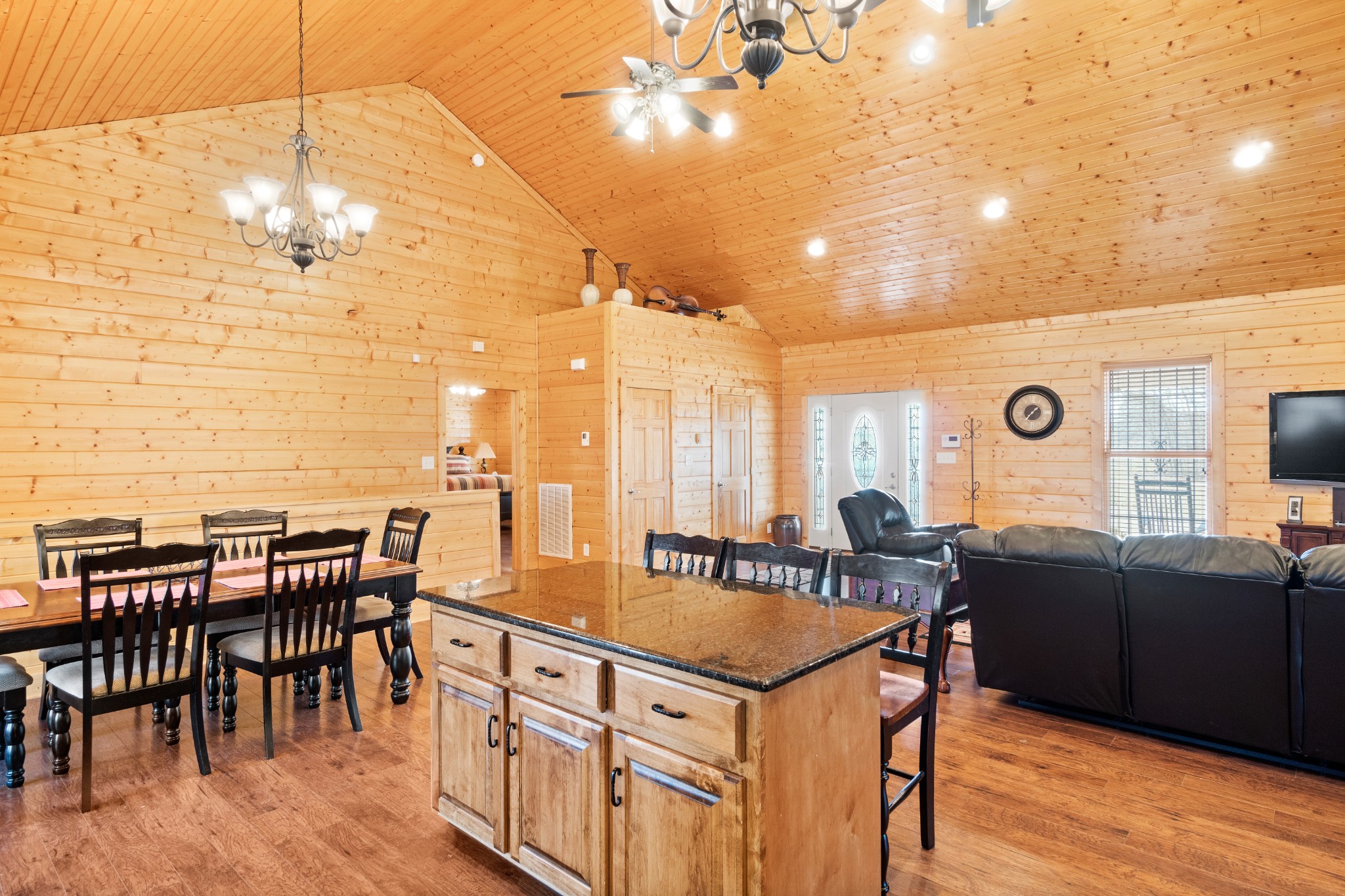 1760 Point Pleasant Road Buchanan, TN 38222 - Photo 29 of 50 a view of a dining room with furniture window and wooden floor