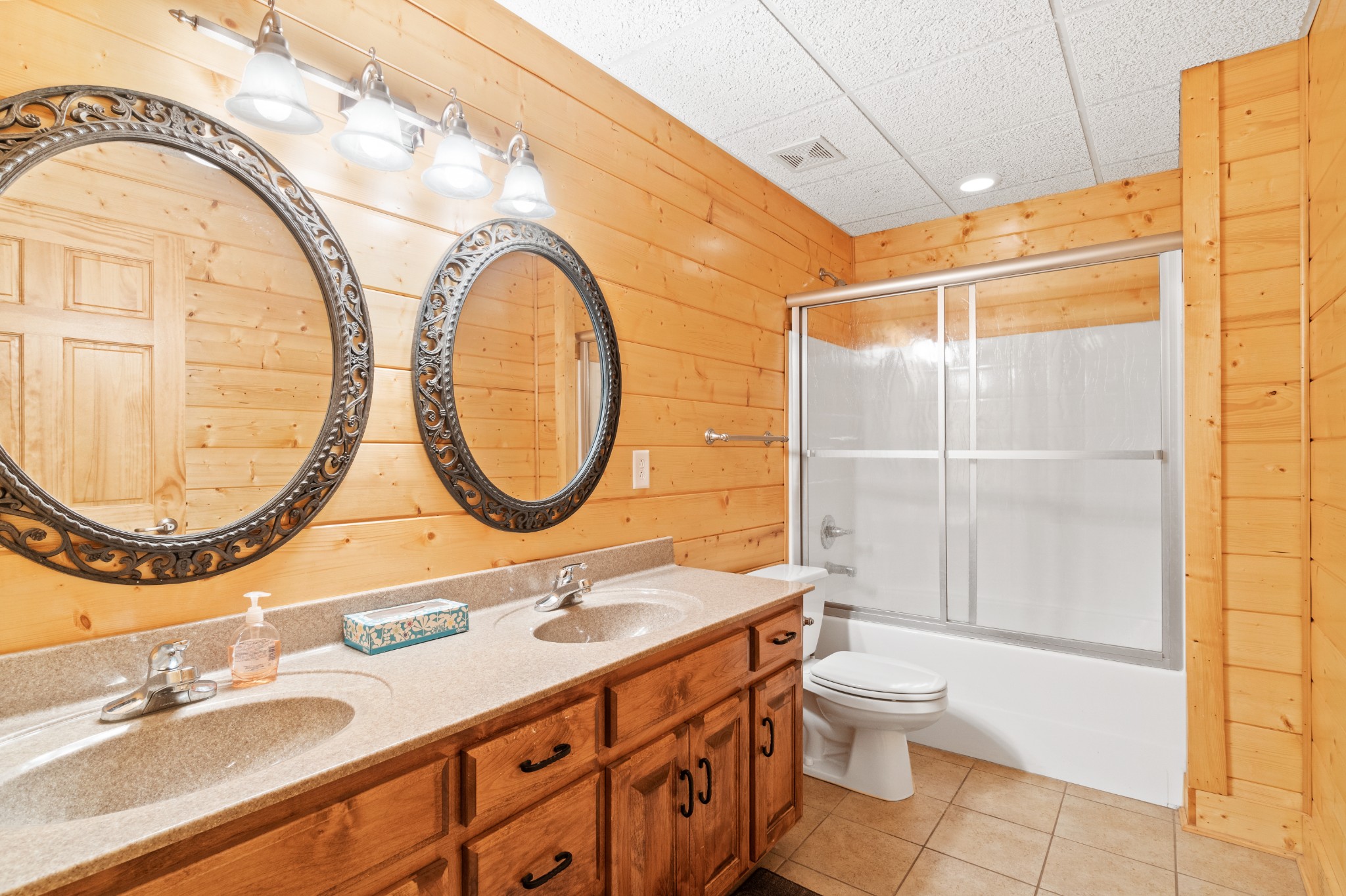 1760 Point Pleasant Road Buchanan, TN 38222 - Photo 39 of 50 a bathroom with a sink a toilet and a mirror