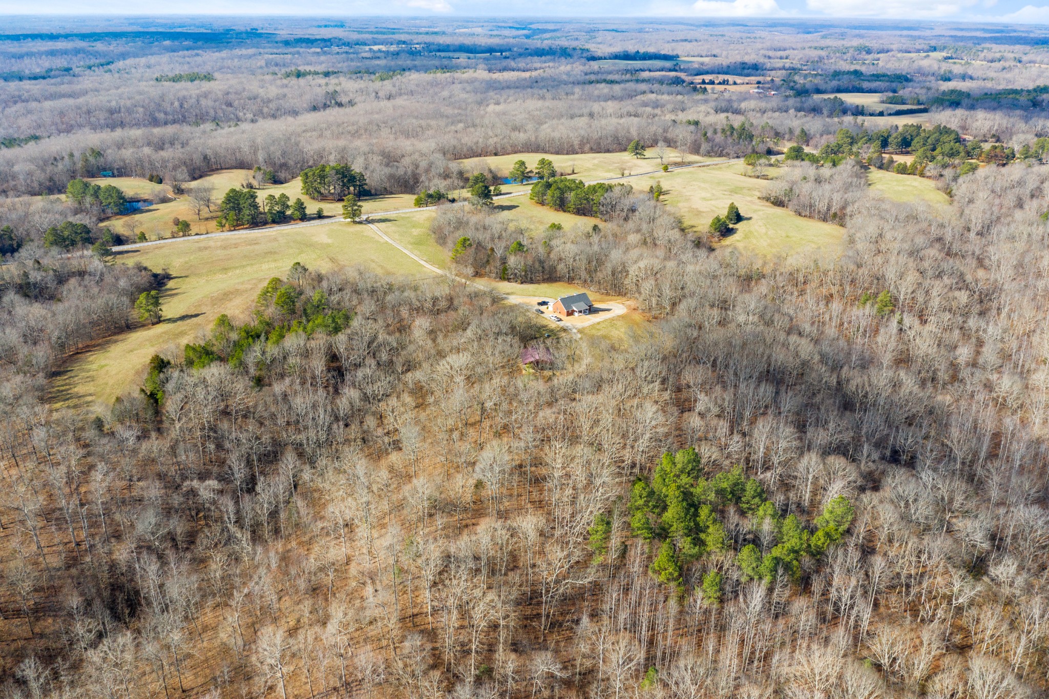 1760 Point Pleasant Road Buchanan, TN 38222 - Photo 43 of 50 an aerial view of ocean with residential house and green space