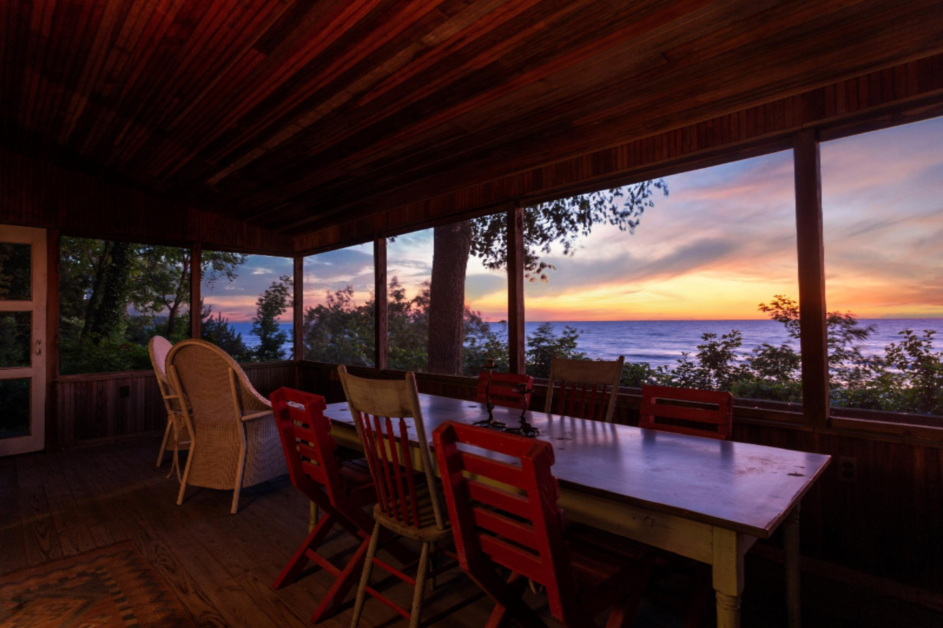 15120 Lakeshore Road Lakeside, MI 49116 - Photo 36 of 45 Beach House Dining Sunset