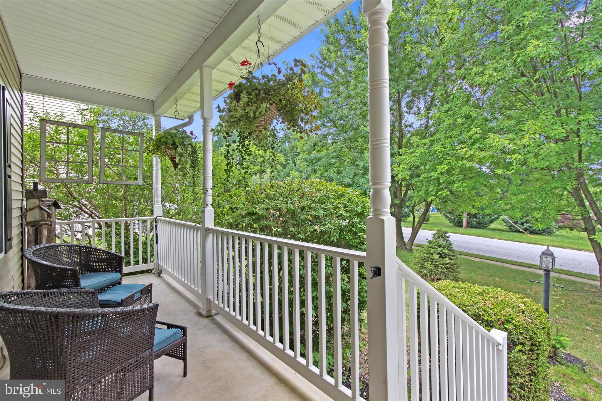 2115 Eden Road York, PA 17406 - Photo 2 of 28 Front Porch w/ Vinyl Railing & Gate.