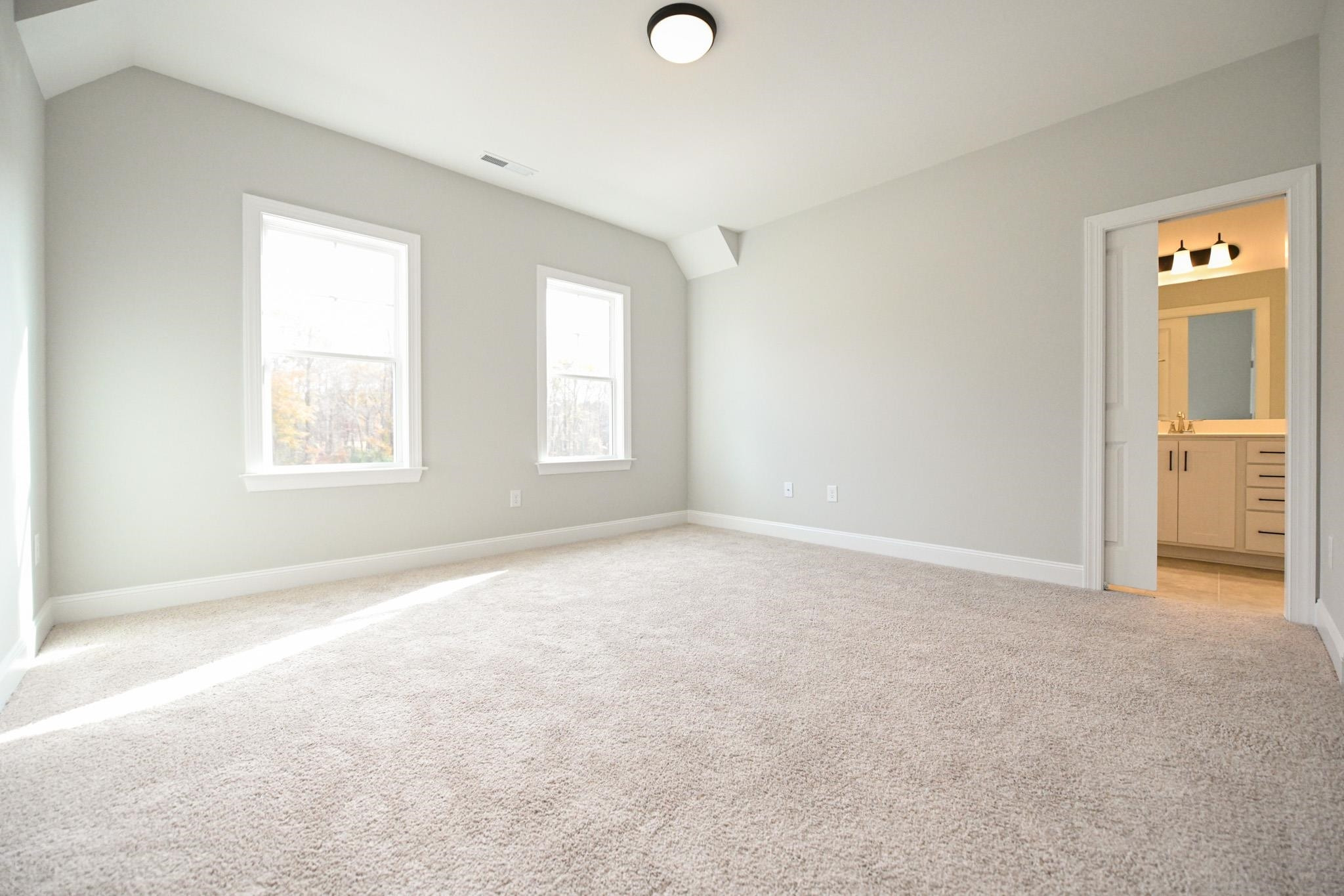 110 Freewill Place Raleigh, NC 27603 - Photo 29 of 39 an empty room with windows and closet